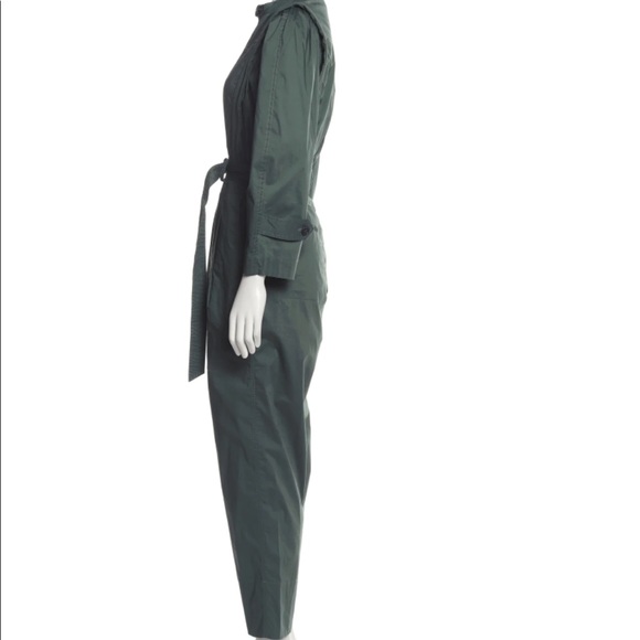 Sea New York Clara Utilitarian Jumpsuit, Green Size 4 - Picture 6 of 6
